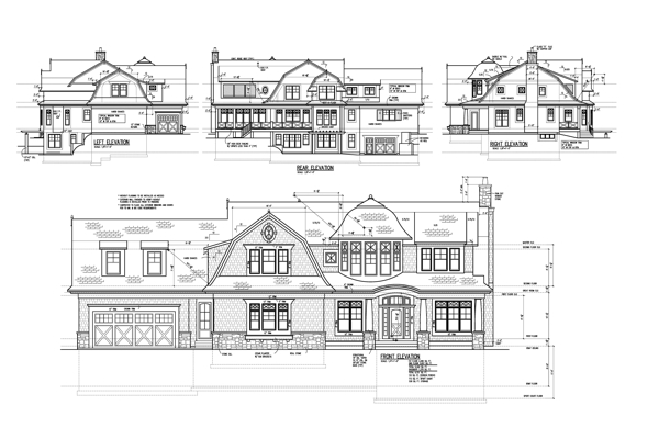 All Elevations image of Olmstead House Plan
